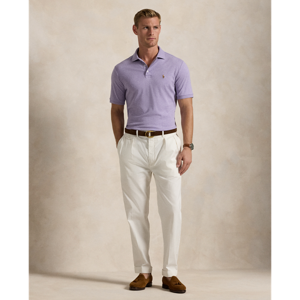 Amethyst Heather Classic Fit Soft Cotton Polo Shirt Polo Ralph Lauren 4