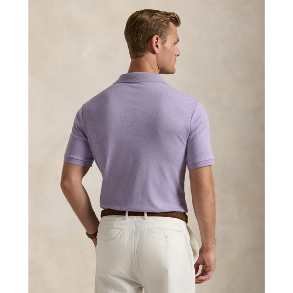 Amethyst Heather Classic Fit Soft Cotton Polo Shirt Polo Ralph Lauren 5
