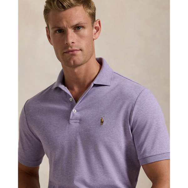 Amethyst Heather Classic Fit Soft Cotton Polo Shirt Polo Ralph Lauren 6