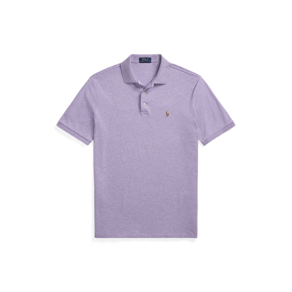 Amethyst Heather Classic Fit Soft Cotton Polo Shirt Polo Ralph Lauren 2