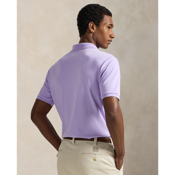 Powder Purple Classic Fit Soft Cotton Polo Shirt Polo Ralph Lauren 5