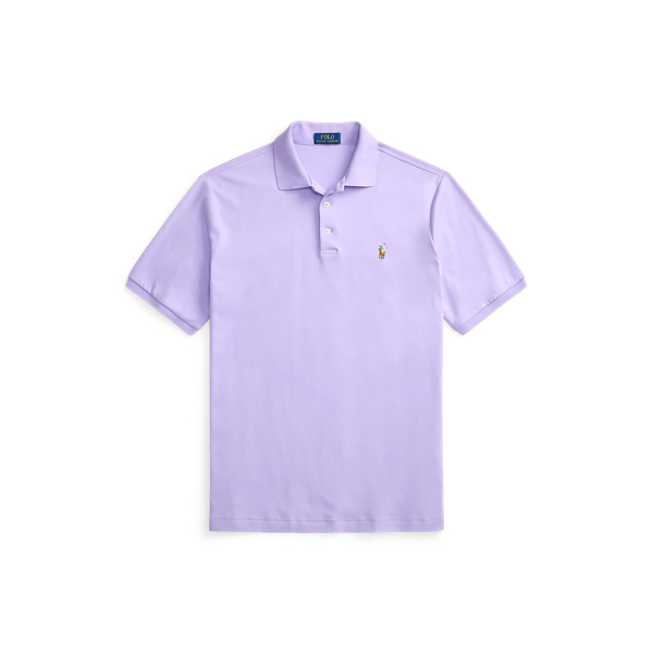 Powder Purple Classic Fit Soft Cotton Polo Shirt Polo Ralph Lauren 2