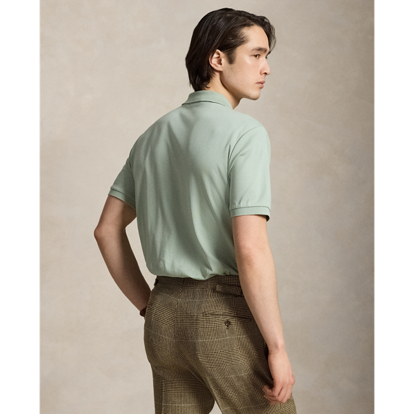 Light Green Classic Fit Soft Cotton Polo Shirt Polo Ralph Lauren 5