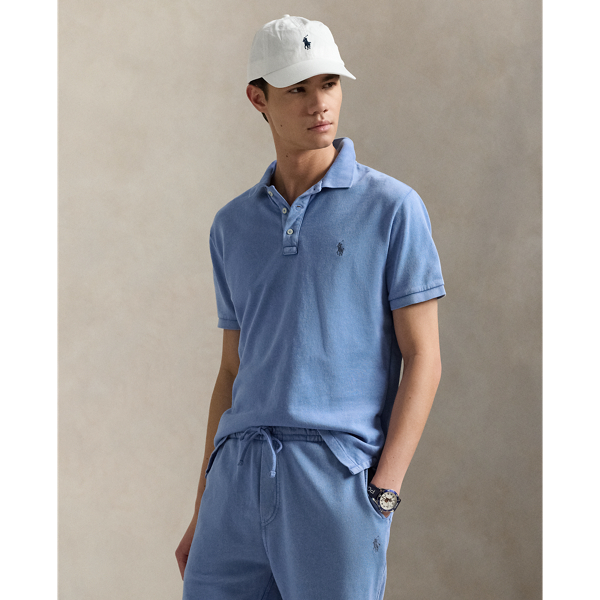 Campus Blue Custom-Slim-Fit Poloshirt aus Spa-Terry Polo Ralph Lauren 1