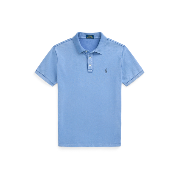 Polo de rizo ultrasuave Custom Slim Fit Polo Ralph Lauren en Azul campus 2