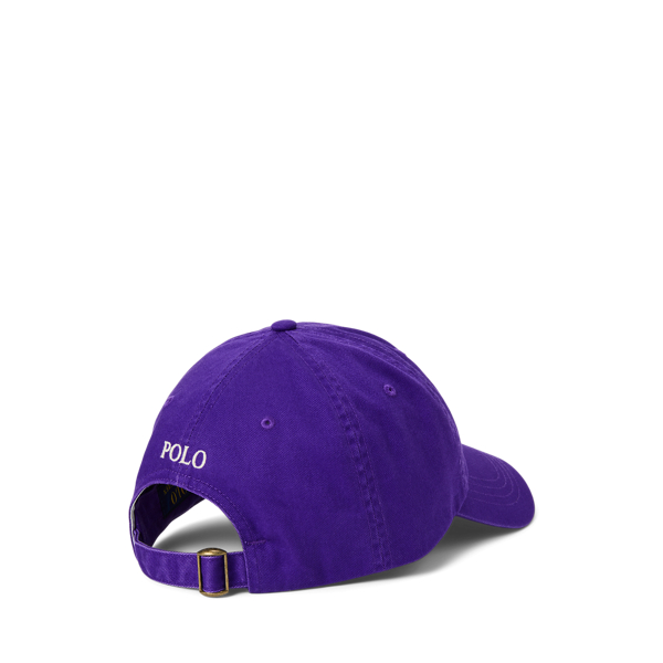 Purple ralph lauren cap online