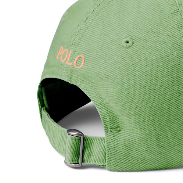 Outback Green The Iconic Cotton Chino Ball Cap Polo Ralph Lauren for fall 3