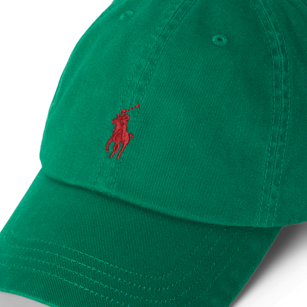 Erin Green The Iconic Cotton Chino Ball Cap Polo Ralph Lauren for fall 3