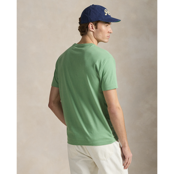 Outback Green Classic Fit Jersey Crewneck T-Shirt Polo Ralph Lauren 5