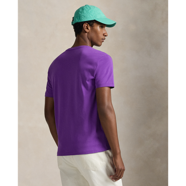 Cabana Purple Classic Fit Jersey Crewneck T-Shirt Polo Ralph Lauren 5