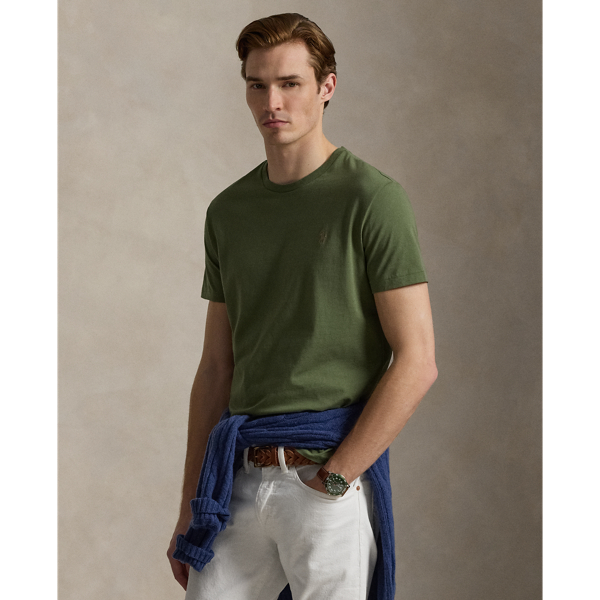 Supply Olive Classic Fit Jersey Crewneck T-Shirt Polo Ralph Lauren 1