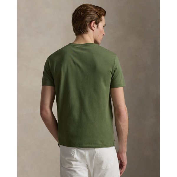 Supply Olive Classic Fit Jersey Crewneck T-Shirt Polo Ralph Lauren 5
