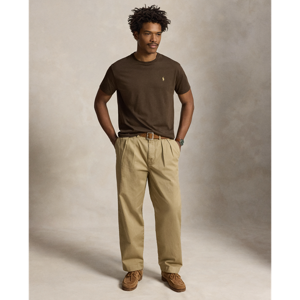 Nutmeg Brown Classic Fit Jersey Crewneck T-Shirt Polo Ralph Lauren 4