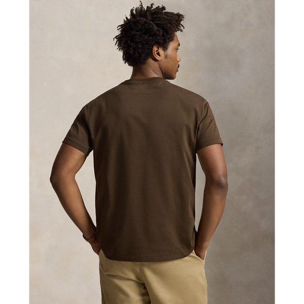 Nutmeg Brown Classic Fit Jersey Crewneck T-Shirt Polo Ralph Lauren 5