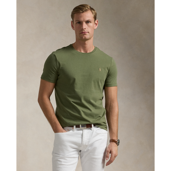 Men s Green Designer T Shirts Ralph Lauren GI