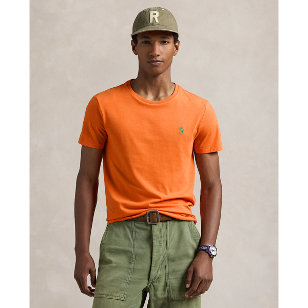 Orange designer polo shirts hotsell