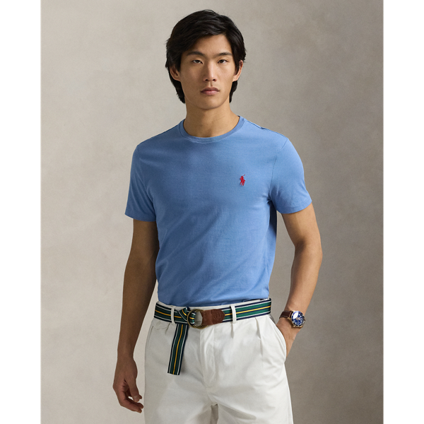 Custom Slim Fit Jersey Crewneck T-Shirt