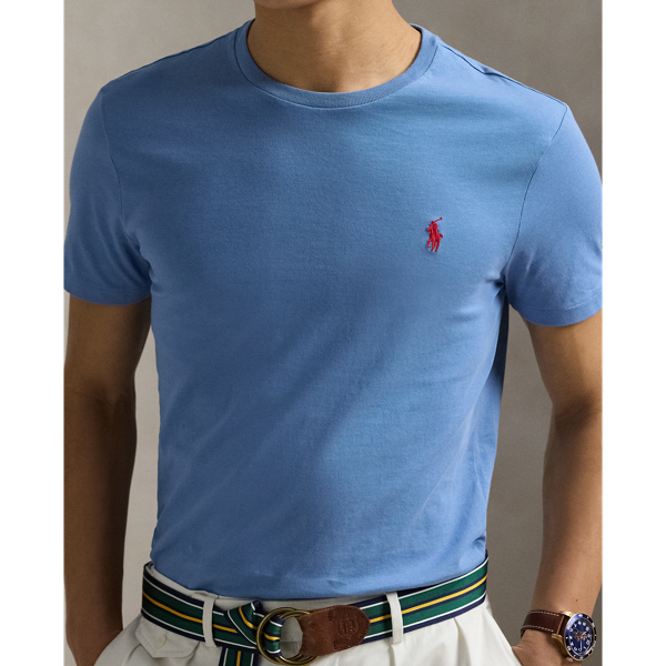 Custom Slim Fit Jersey Crewneck T-Shirt