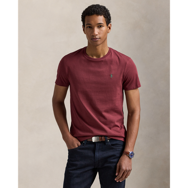 Custom Slim Fit Jersey Crewneck T-Shirt