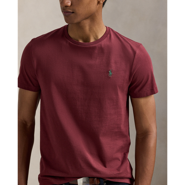 Custom Slim Fit Jersey Crewneck T-Shirt