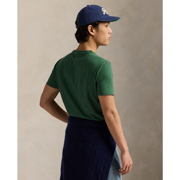 Washed Forest Custom Slim Fit Jersey Crew Neck T-Shirt Polo Ralph Lauren 5