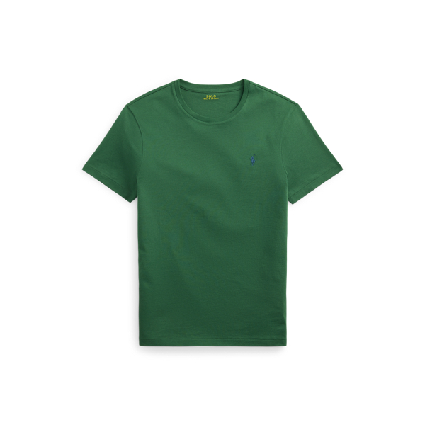 Washed Forest Custom Slim Fit Jersey Crew Neck T-Shirt Polo Ralph Lauren 2