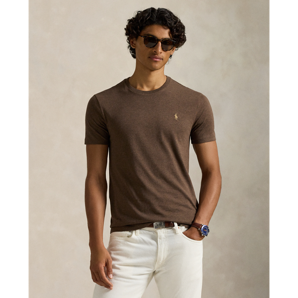 Custom Slim Fit Jersey Crewneck T-Shirt