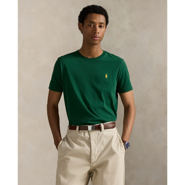 Custom Slim Fit Jersey Crewneck T-Shirt