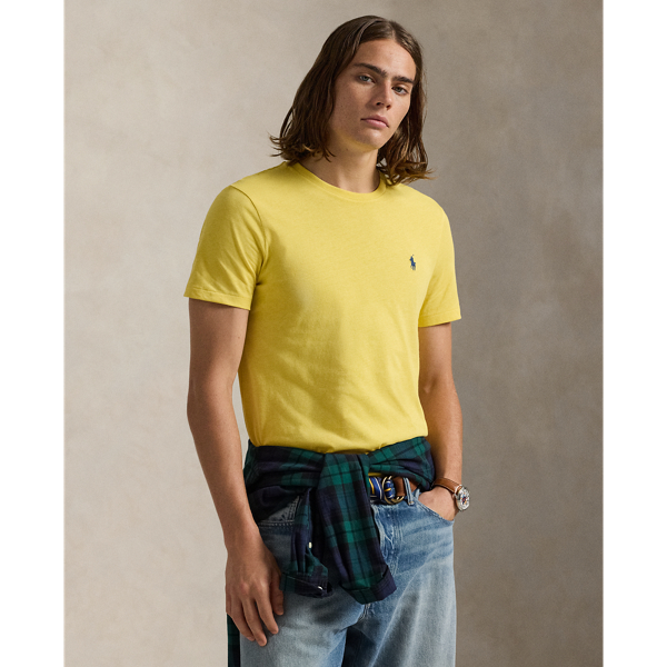 Custom Slim Fit Jersey Crewneck T-Shirt