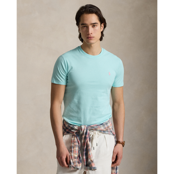 Custom Slim Fit Jersey Crewneck T-Shirt