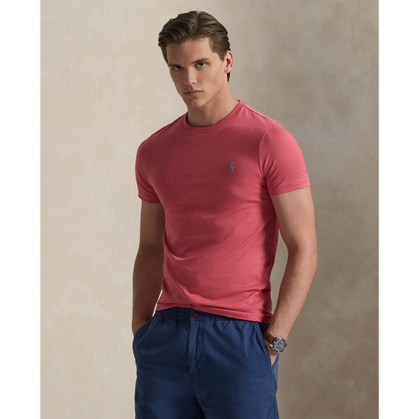 Custom Slim Fit Jersey Crewneck T-Shirt