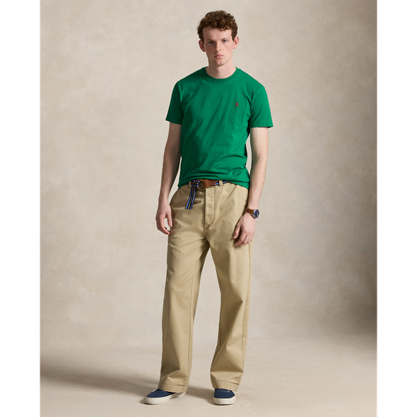 Custom-Slim-Fit Jersey-T-Shirt Polo Ralph Lauren in Erin-Gr&uuml;n 4