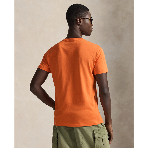 Maglietta in jersey Custom Slim-Fit Polo Ralph Lauren in Arancio Kona 5