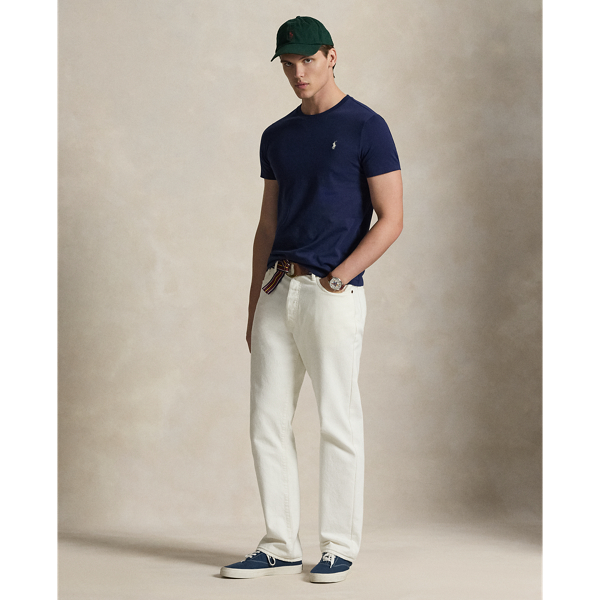 Newport Navy Custom Slim Fit Jersey Crewneck T-Shirt Polo Ralph Lauren 4