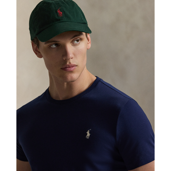 Newport Navy Custom Slim Fit Jersey Crewneck T-Shirt Polo Ralph Lauren 6