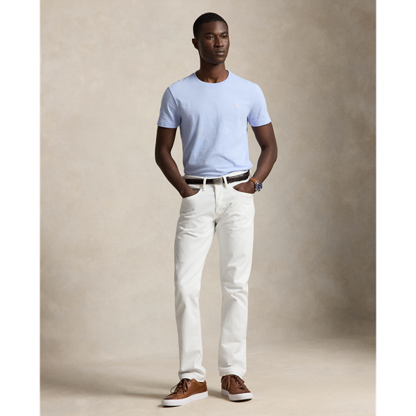 Custom-Slim-Fit Jersey-T-Shirt Polo Ralph Lauren in Kieselsteinblau 4