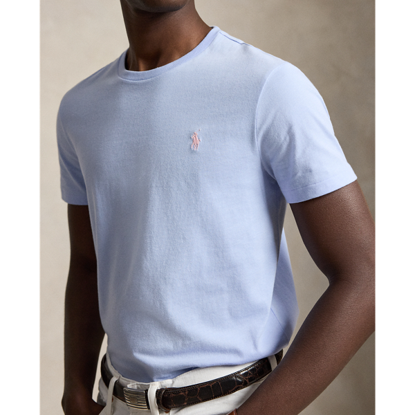 Custom-Slim-Fit Jersey-T-Shirt Polo Ralph Lauren in Kieselsteinblau 6