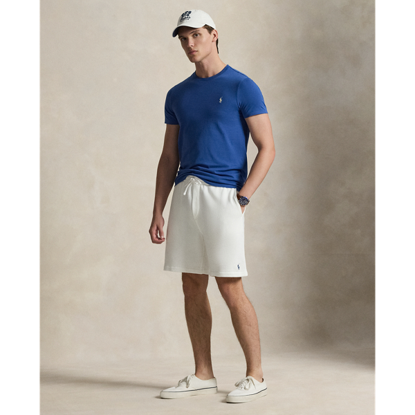 T-shirt de gola redonda Custom Slim fit Polo Ralph Lauren em Azul-celeste 4