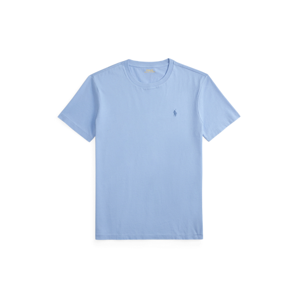 T-shirt &agrave; col rond en jersey coupe ajust&eacute;e Polo Ralph Lauren en Bleu chambray 2