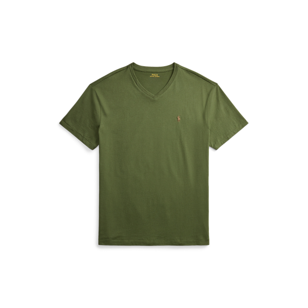 Supply Olive Classic Fit Jersey V-Neck T-Shirt Polo Ralph Lauren 2