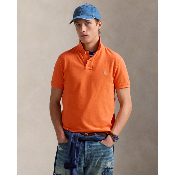 Blue and orange polo shirt best sale