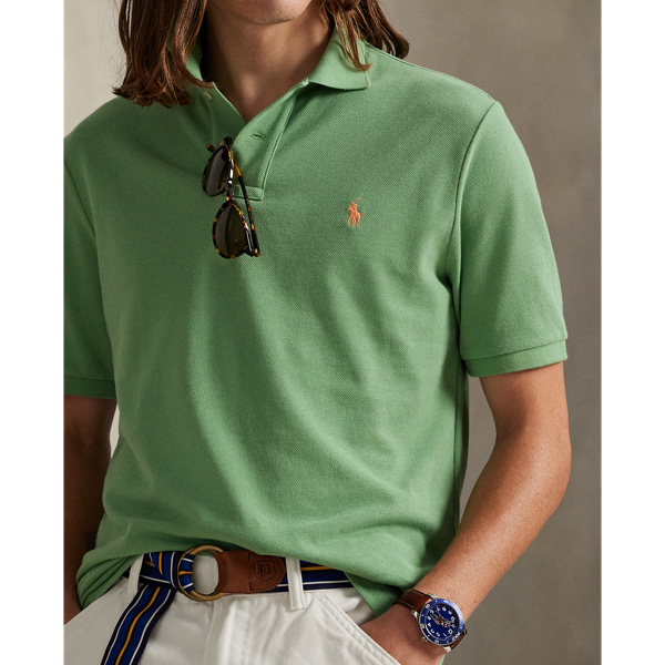Le polo iconique en coton piqu&eacute; Polo Ralph Lauren en Vert outback 6