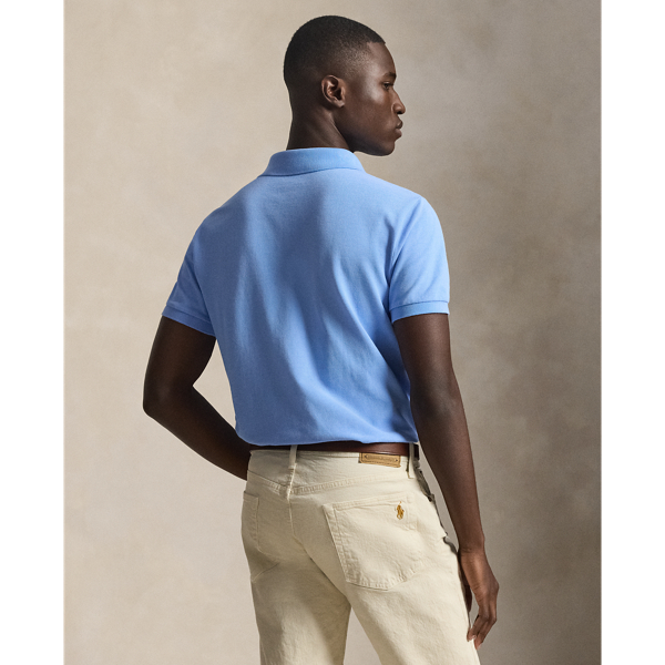 L'iconica polo in piqu&eacute; Polo Ralph Lauren in Laguna blu 5