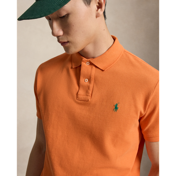 Le polo iconique en coton piqu&eacute; Polo Ralph Lauren en Orange Kona 6