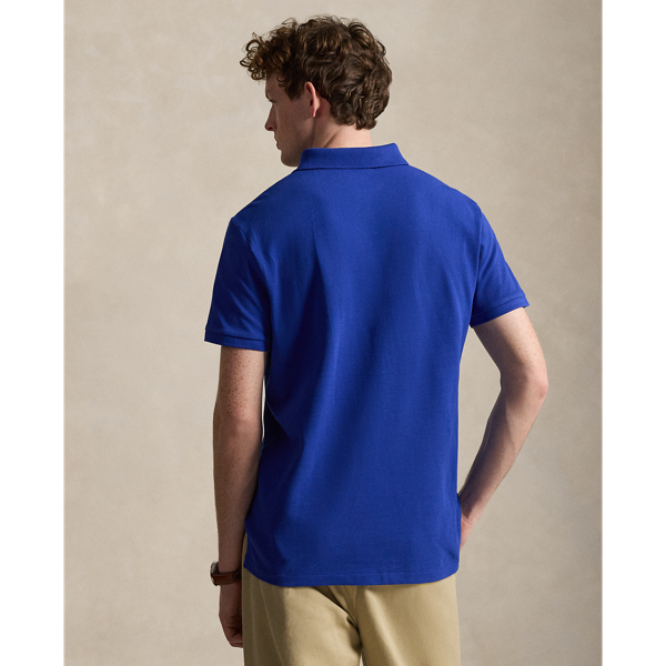 Classic Azure The Iconic Mesh Polo Shirt Polo Ralph Lauren 5
