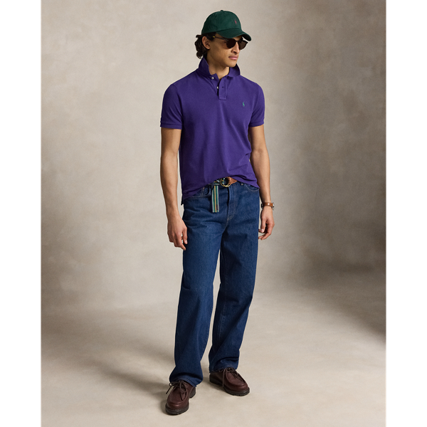 Polo Custom Slim Fit iconique en piqu&eacute; Polo Ralph Lauren en Violet m&eacute;di&eacute;val 4