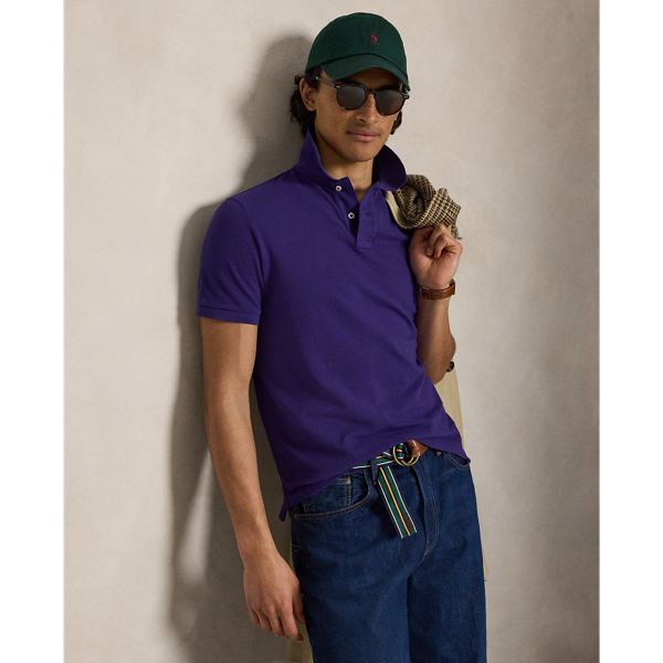 Polo Custom Slim Fit iconique en piqu&eacute; Polo Ralph Lauren en Violet m&eacute;di&eacute;val 7