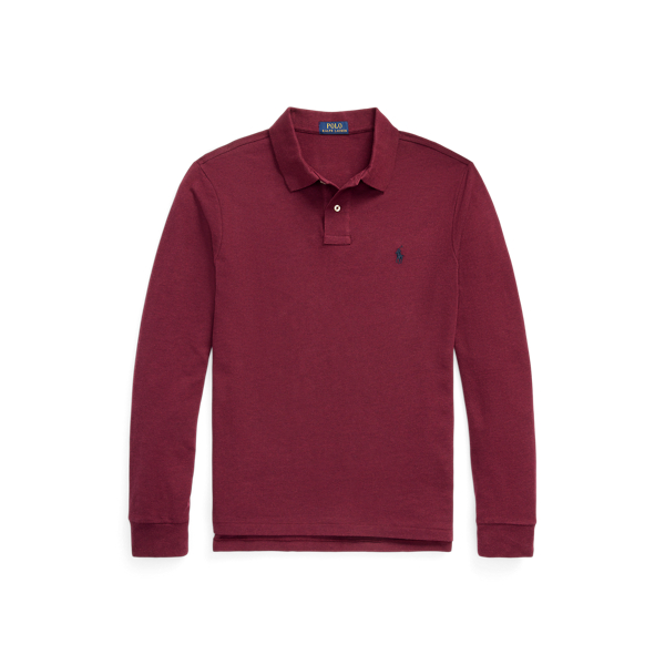 【POLO RALPH LAUREN】CUSTOM SLIM FIT INDIGO MESHポロシャツ Custom Slim Fit Indigo Mesh Polo Shirt for Men | Ralph