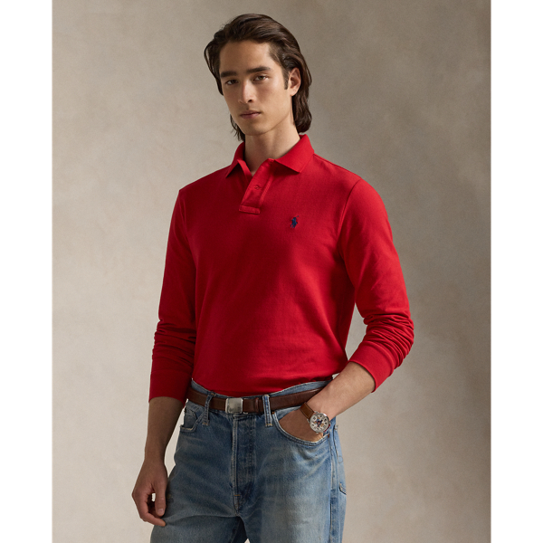 Mens red ralph lauren polo shirt hotsell