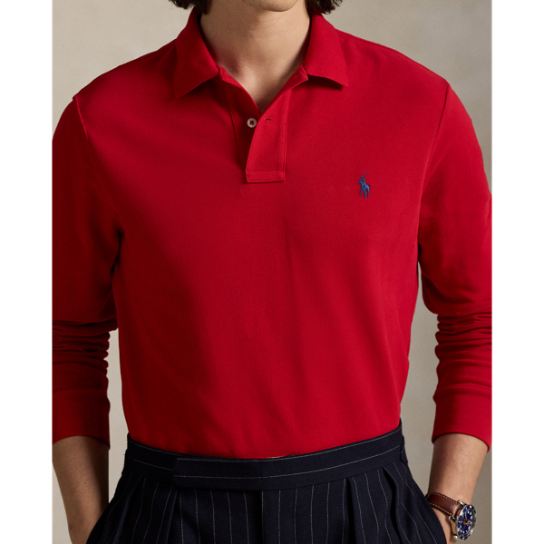 【POLO RALPH LAUREN】CUSTOM SLIM FIT MESH POLO SHIRT POLO RALPH LAUREN Custom Slim Fit Mesh Polo White 2XL at